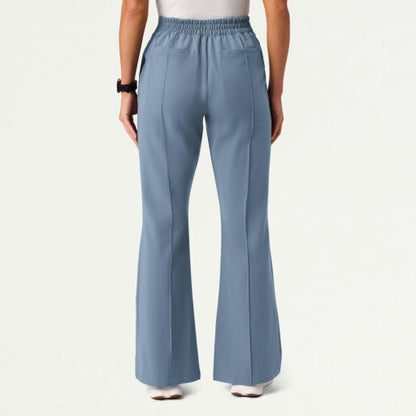 ULTRAlast W20033 Women's Kori Slim High-Waisted Scrub Pants Storm Blue