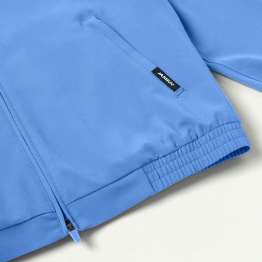 ULTRAlast M60001 Men's Wolfe 6-Pocket Scrub Jacket Ceil Blue