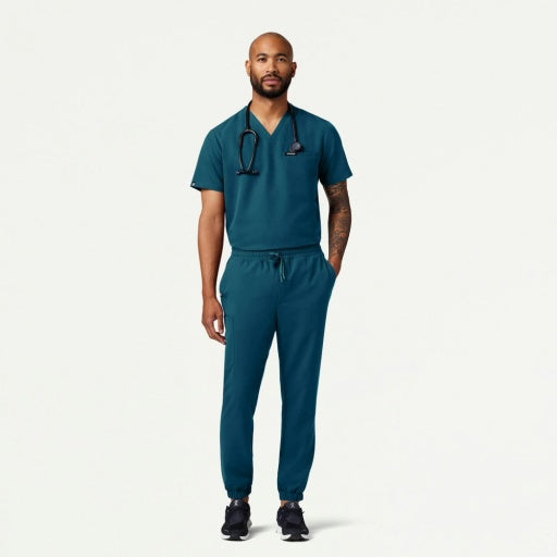 ULTRAlast M20006 Men's Rhodes Slim Scrub Joggers Caribbean Blue