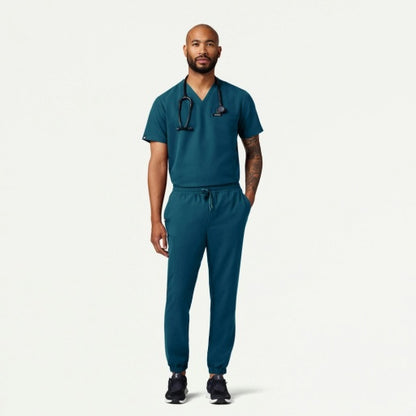ULTRAlast M20006 Men's Rhodes Slim Scrub Joggers Caribbean Blue