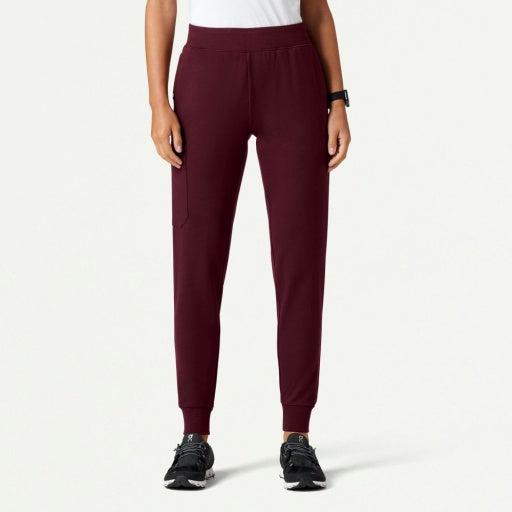 ULTRAsoft W40001 Women's Rubi Slim Scrub Joggers Burgundy