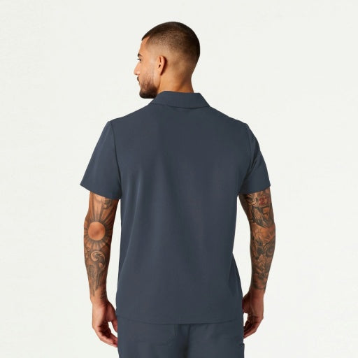 ULTRAlast M10005 Men's Calderon Polo Scrub Top Carbon Gray