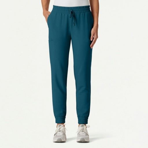 ULTRAlast W20009 Women's Jace Skinny On-The-Go Scrub Joggers Caribbean Blue