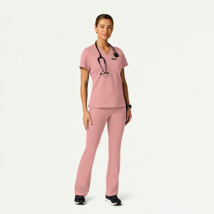 ULTRAsoft W40005 Women's Perri Yoga Scrub Pants Mauve