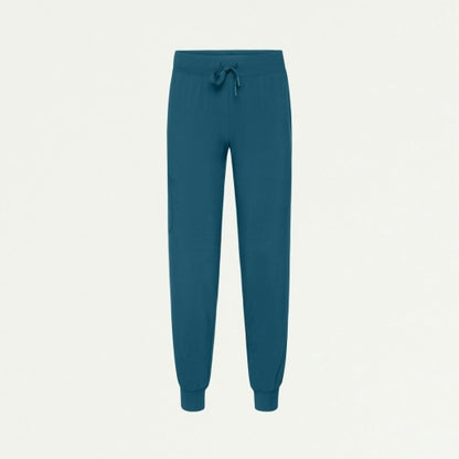 ULTRAlite W20037 Women's Silex 6-Pocket Slim Scrub Joggers Caribbean Blue