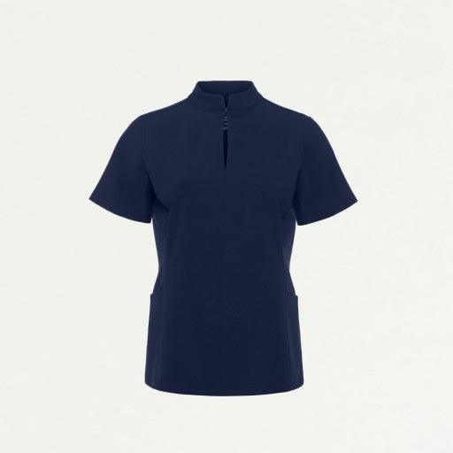 ULTRAlite W10039 Women's Aria Fit & Flare Scrub Top Midnight Navy