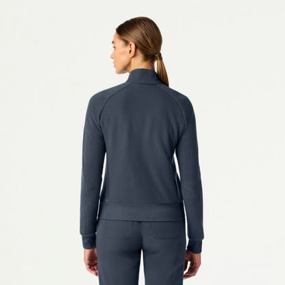 Hybrid Fleece W60018 Women's Cloud Hybrid Fleece Bomber Jacket Carbon Gray