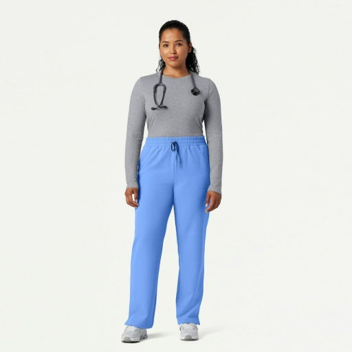 Regenerative Organic Certified® Cotton W30002U Women's Regenx Cotton Underscrub Heather Gray