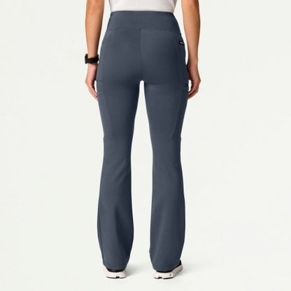 ULTRAsoft W40005 Women's Perri Yoga Scrub Pants Carbon Gray