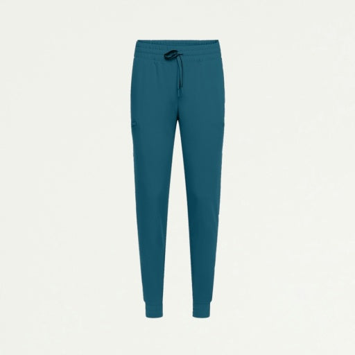 ULTRAlast W20009 Women's Jace Skinny On-The-Go Scrub Joggers Caribbean Blue