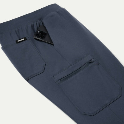 ULTRAsoft M40001 Men's Ollie Slim Cargo Scrub Joggers Carbon Gray