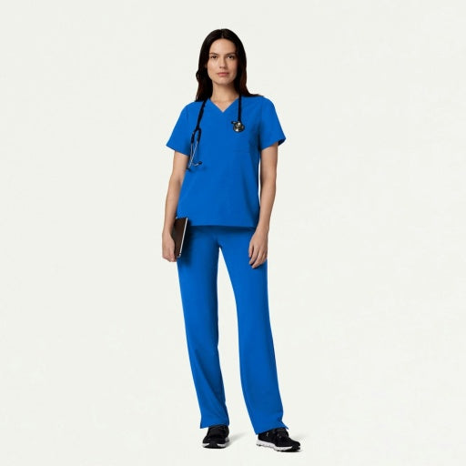 ULTRAlast W10001 Women's Rhena 1-Pocket Scrub Top Royal Blue