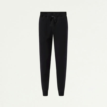ULTRAlast W20003 Women's Silex Slim Knit-Waist Scrub Joggers Black