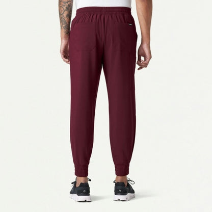 ULTRAlite M20004 Men's Powell Scrub Joggers Burgundy