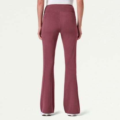 ULTRAsoft W40006 Women's Lina Yoga Flare Scrub Pants Rosewood