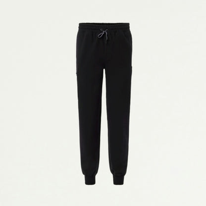 ULTRAlast M20002 Men's Osmo 8-Pocket Scrub Joggers Black