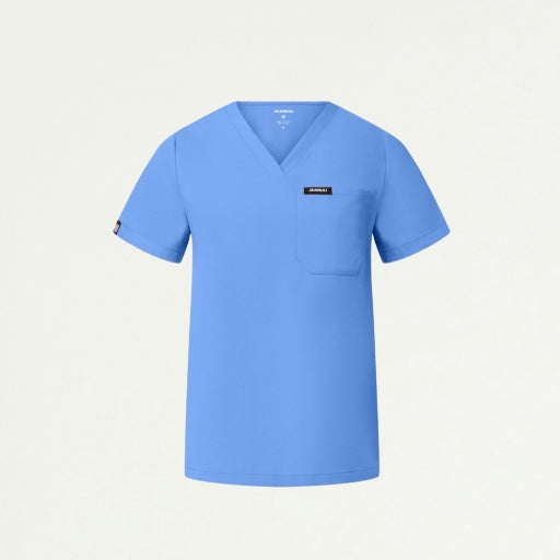 ULTRAlast W10001 Women's Rhena 1-Pocket Scrub Top Ceil Blue