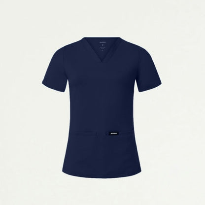 ULTRAsoft W30003 Women's Cesi Slim Scrub Top Midnight Navy