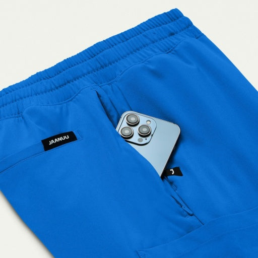 ULTRAlast M20023 Men's Rhodes 7-Pocket Scrub Pants Royal Blue