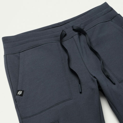 ULTRAsoft W40002 Women's Kait 10-Pocket Skinny Scrub Joggers Carbon Gray