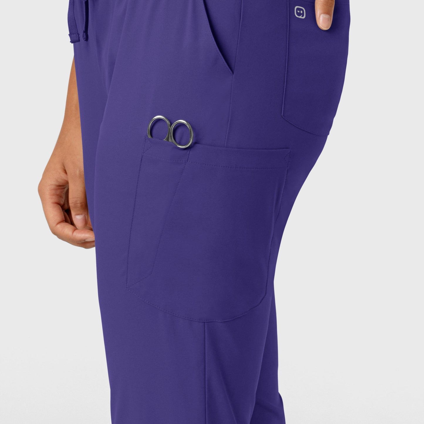 Boundless 5151 Jogger Scrub Pants Grape Model Image Alternate | Wink