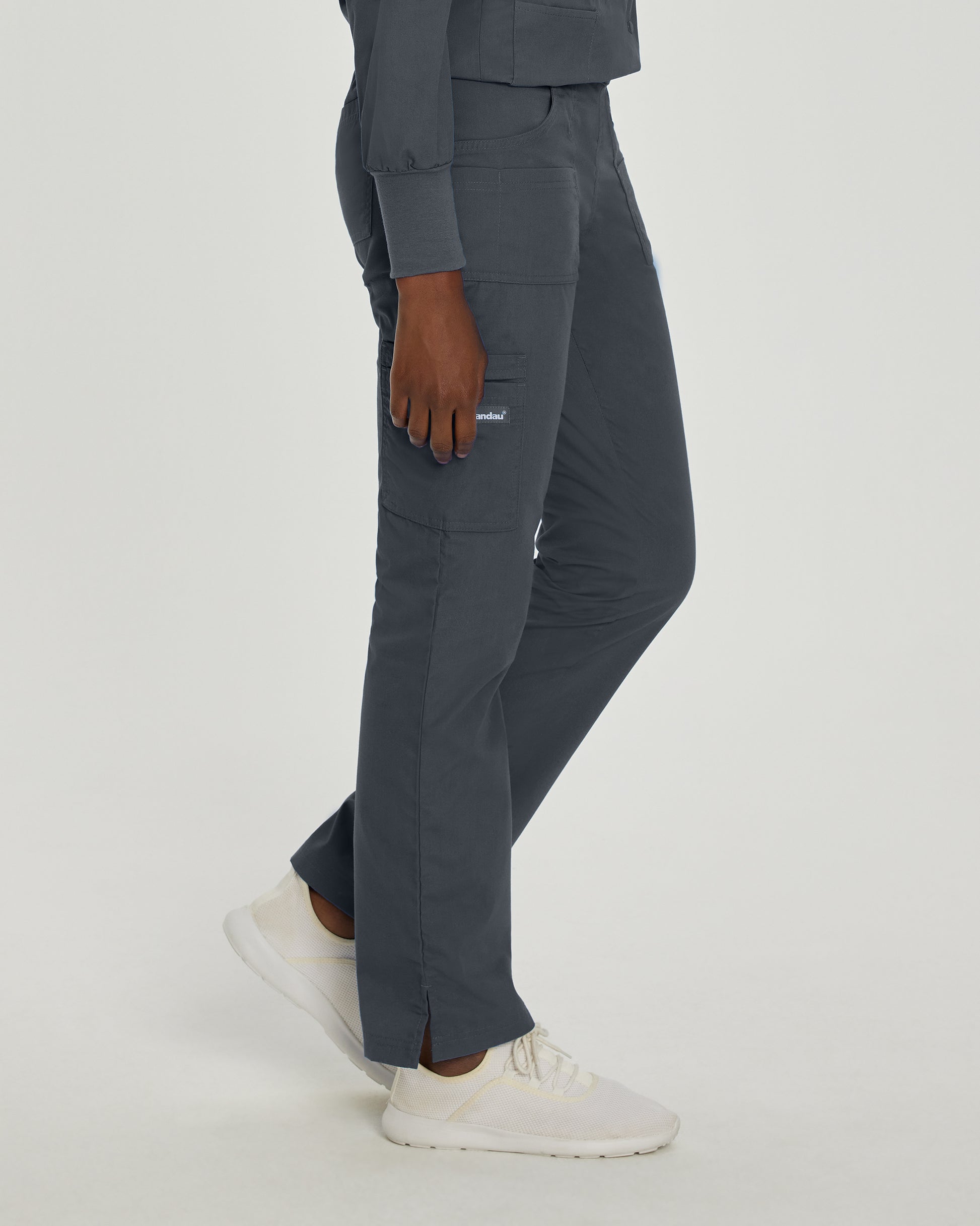 Essentials 8380 Women's Cargo Scrub Pants Graphite Image