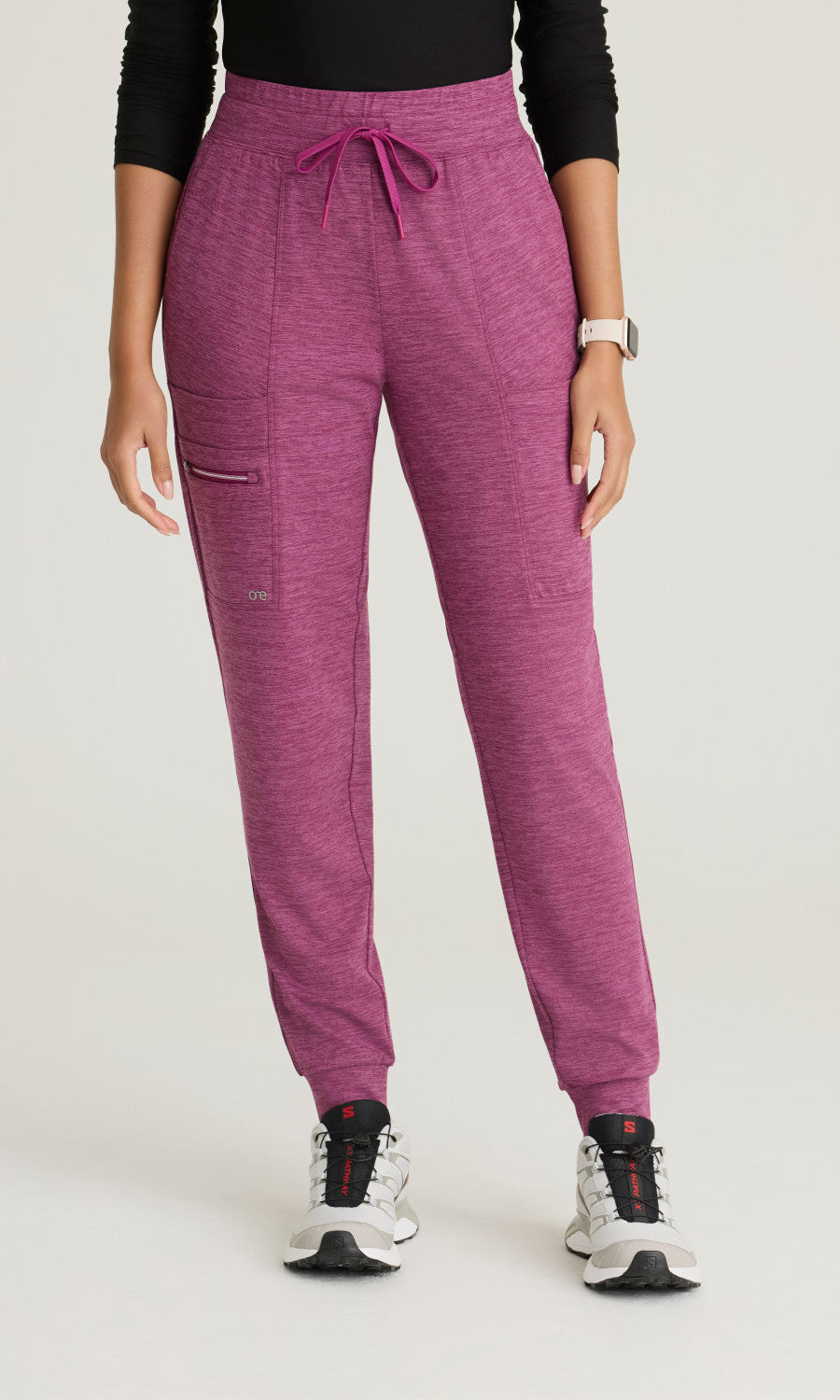 Barco One Performance Knit BOP631H Pro Jogger Dark Mauve Heather