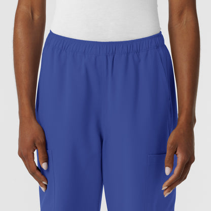 NURTUR 5180 Women's Straight Leg Cargo Scrub Pants Galaxy Blue