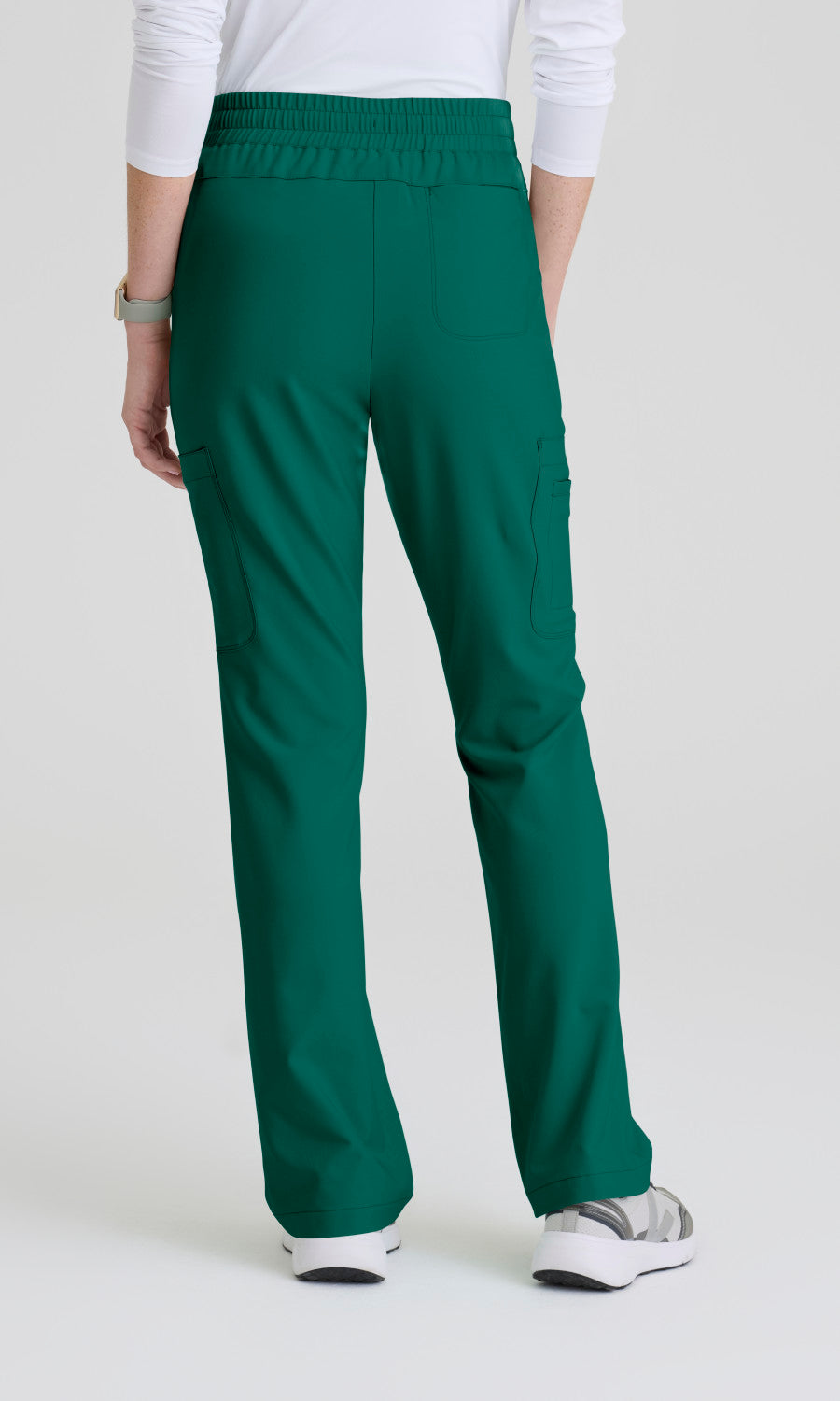 Grey's Anatomy Evolve GSSP729 Sky Pant Hunter Green - back