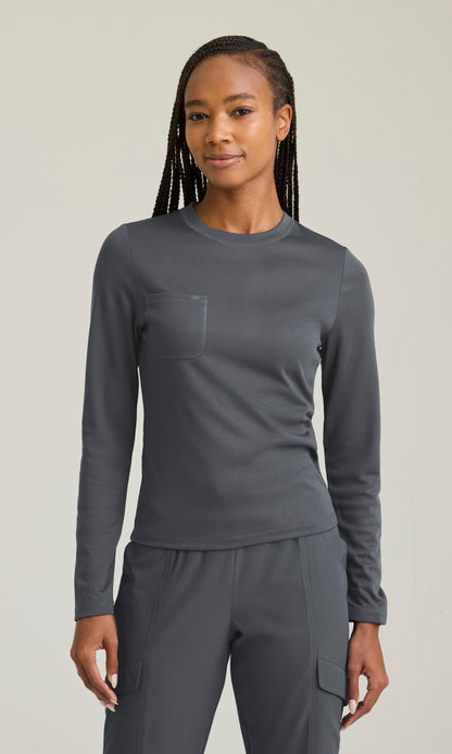 Skechers SKK805 Holly Underscrub Pewter - front