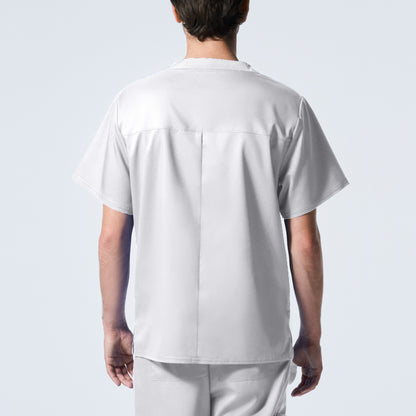 ProFlex LT108 Men's 2 Pocket V Neck Scrub Top White Image