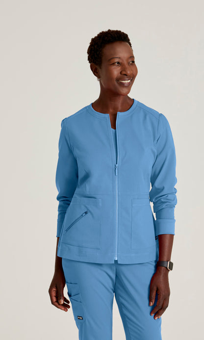 Grey's Anatomy Stretch GRSW017 Millie Jacket Ciel Blue