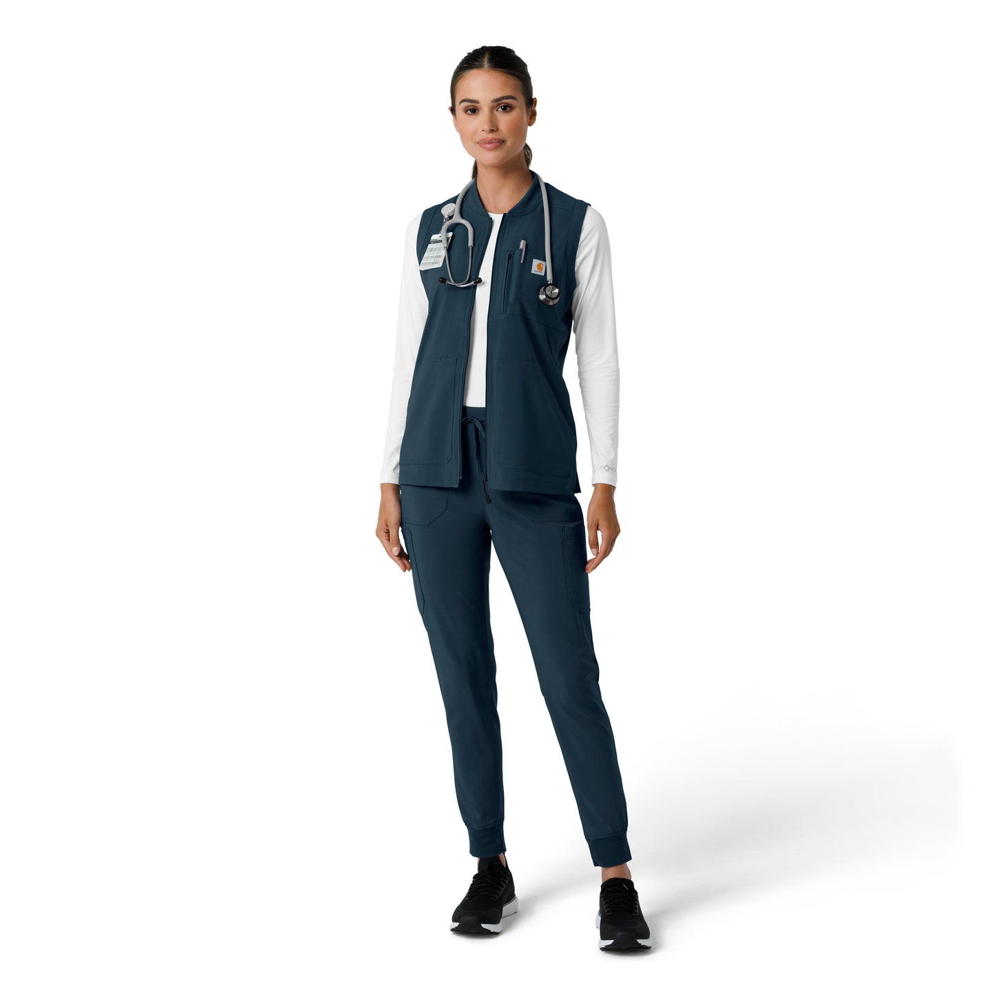 Force Cross-Flex C82510 Women's Lightweight Scrub Vest Navy