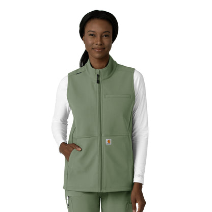 Rugged Flex C83023 Women's Bonded Fleece Vest Olive