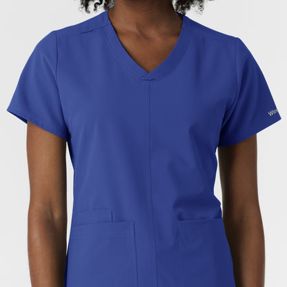 NURTUR 6180 Women's V-Neck Scrub Top Galaxy Blue