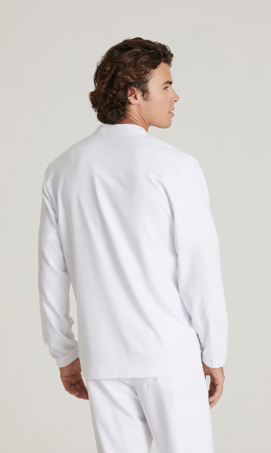 Cleveland Clinic Grey's Anatomy Evolve GSSW887 Cycle Scrub Jacket White