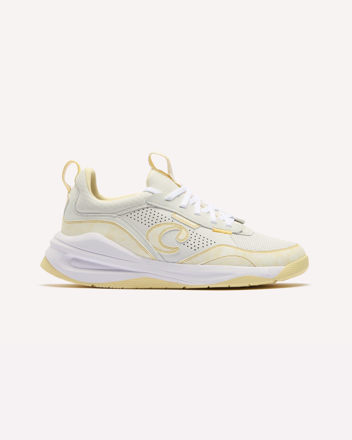Men's Strada Shoes White / Brushed Yellow