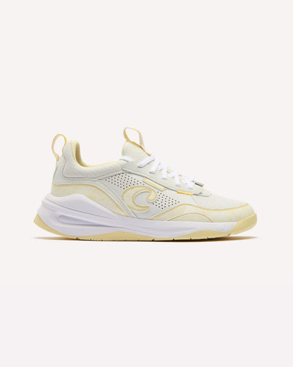 Men's Strada Shoes White / Brushed Yellow