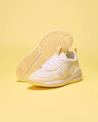 Men's Strada Shoes White / Brushed Yellow