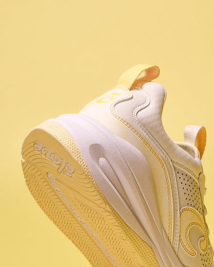 Men's Strada Shoes White / Brushed Yellow