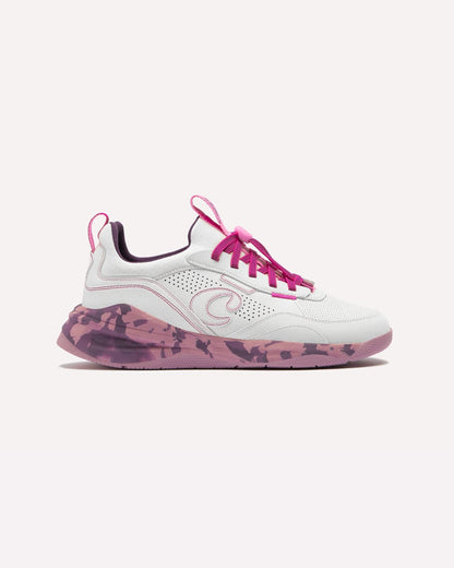 Men's Strada Shoes White Mauve Marble