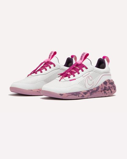 Men's Strada Shoes White Mauve Marble