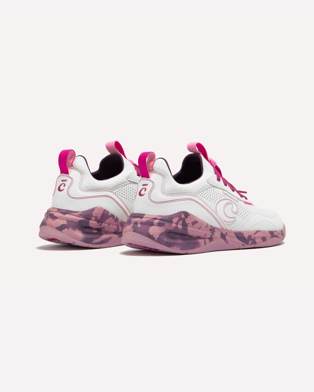 Women's Strada Shoes White Mauve Marble