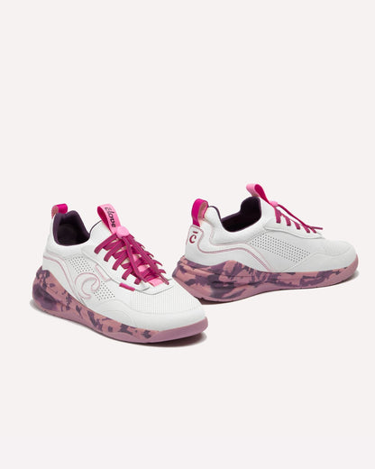 Men's Strada Shoes White Mauve Marble