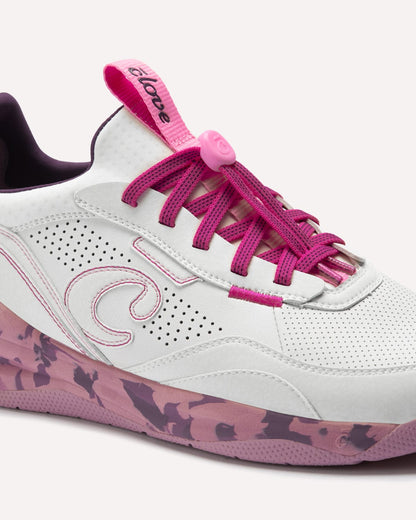 Men's Strada Shoes White Mauve Marble