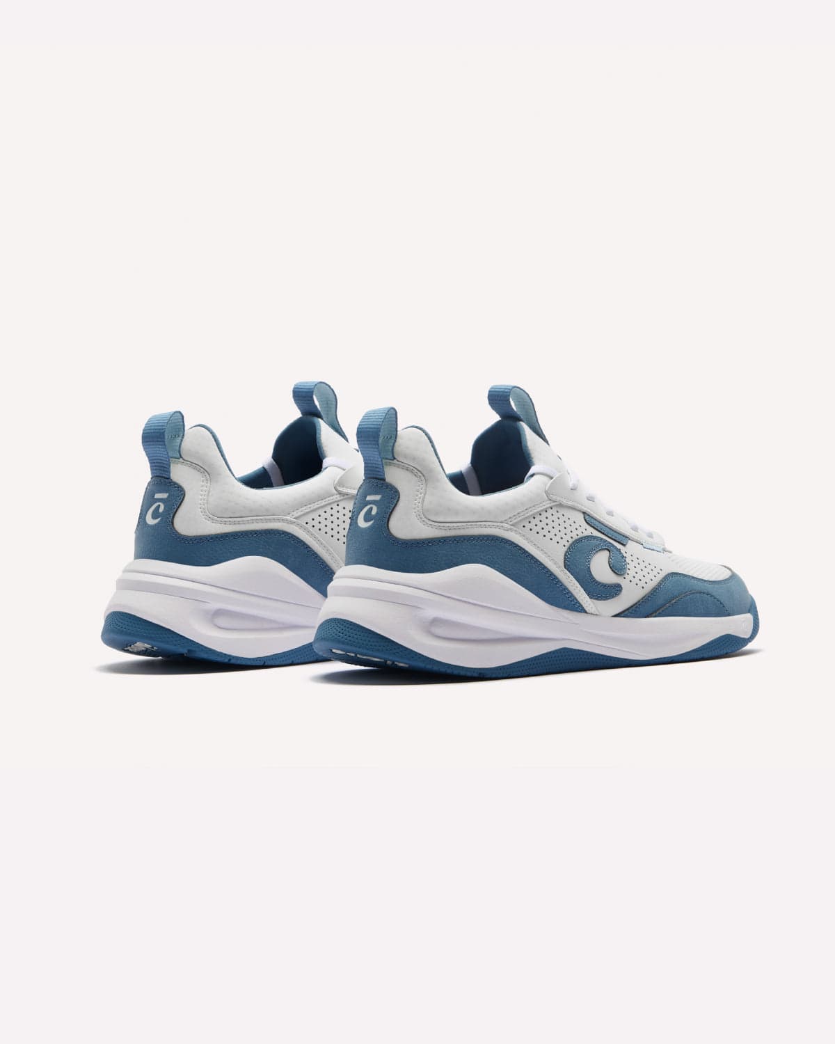 Men's Strada Shoes White / Ocean Blue