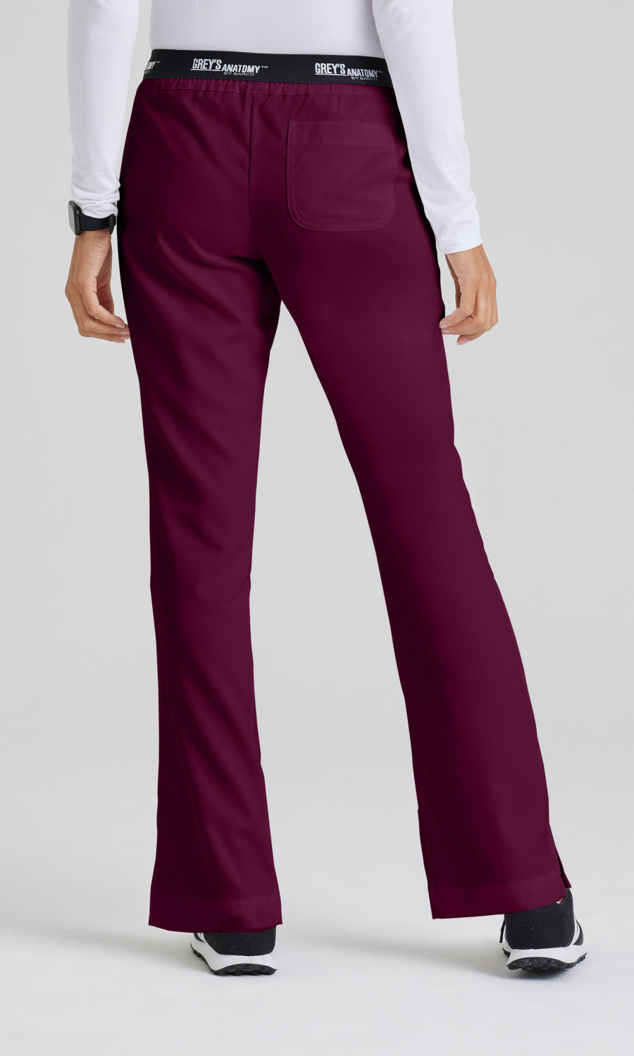 Grey's Anatomy 4275 Aubrey Pant Wine - back