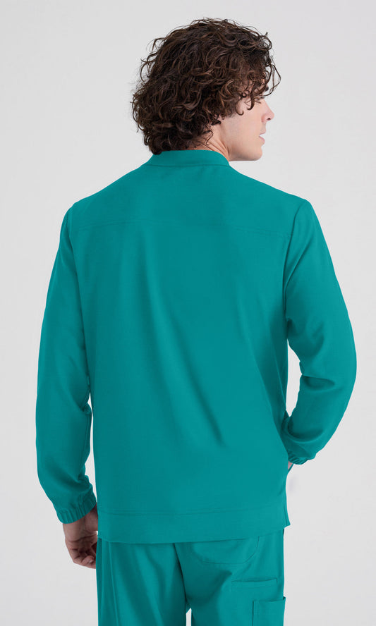 Cleveland Clinic Grey's Anatomy Evolve GSSW887 Cycle Scrub Jacket Teal