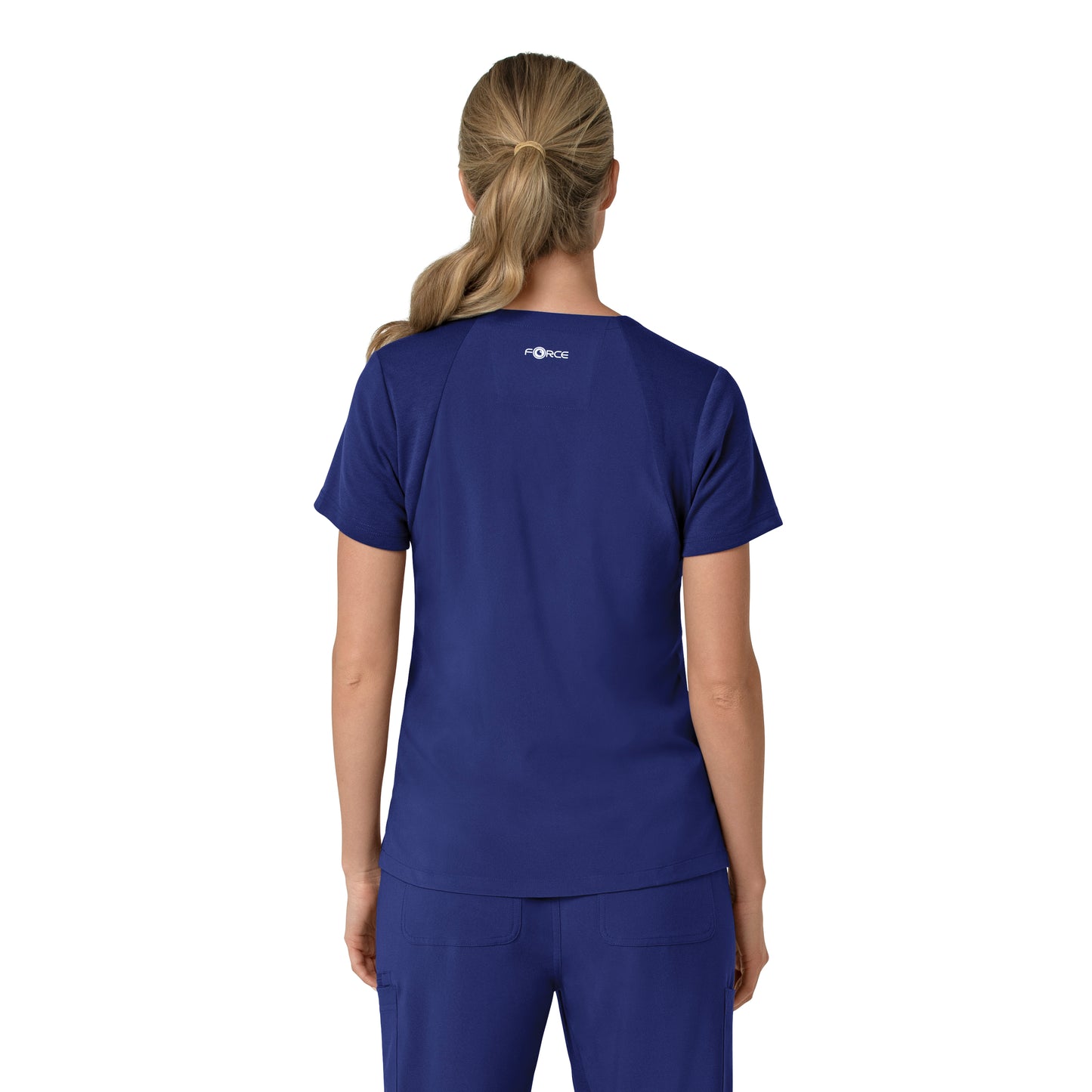 Force Cross-Flex C13210 Women's Flex Panel V-Neck Scrub Top Galaxy Blue