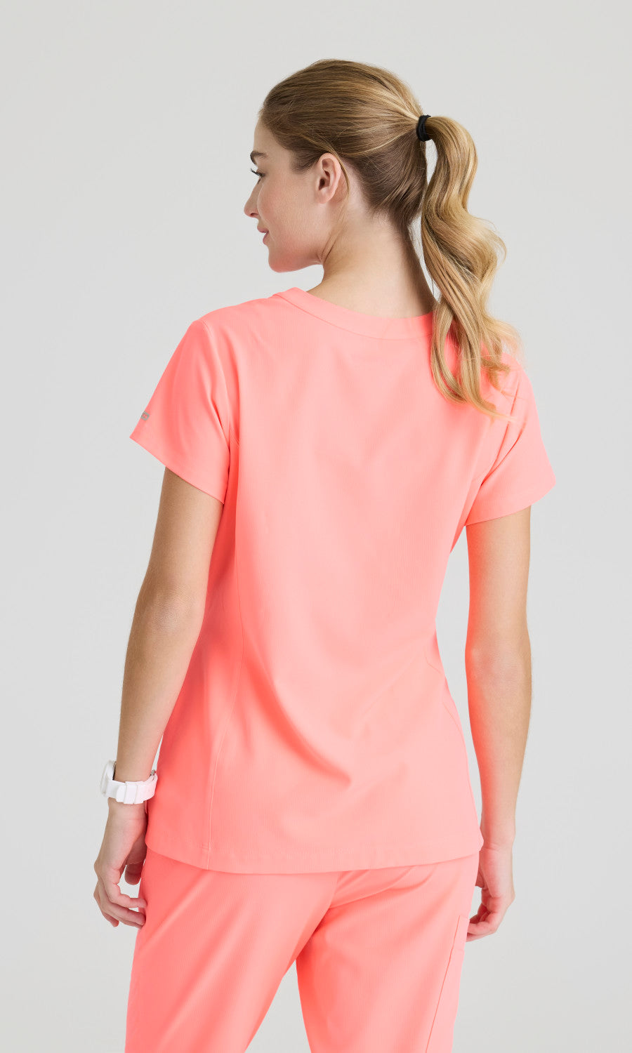 Skechers SKT259 Women's Coast Top in Coral Fizz by Barco Model Image Back